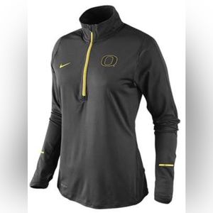 Nike Oregon Ducks Womens Half Zip Tonal Element Top